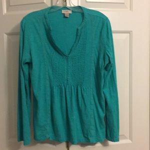EUC Loft Size M Teal Top